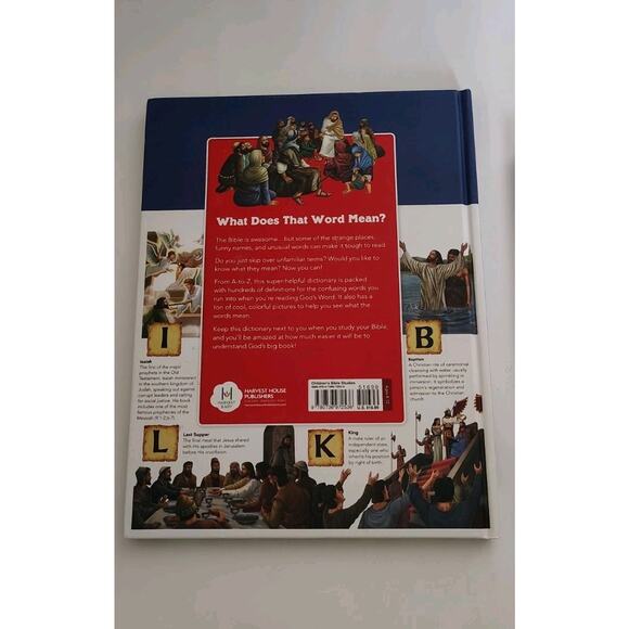 Bible Dictionary & Atlas Book Lot Children's Illustrated Colorful Homeschool - Picture 3 of 9